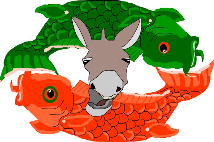 红鲤鱼绿鲤鱼与驴的相关图片